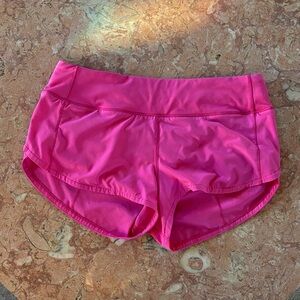 Lululemon speed up shorts 2.5” low rise size 6